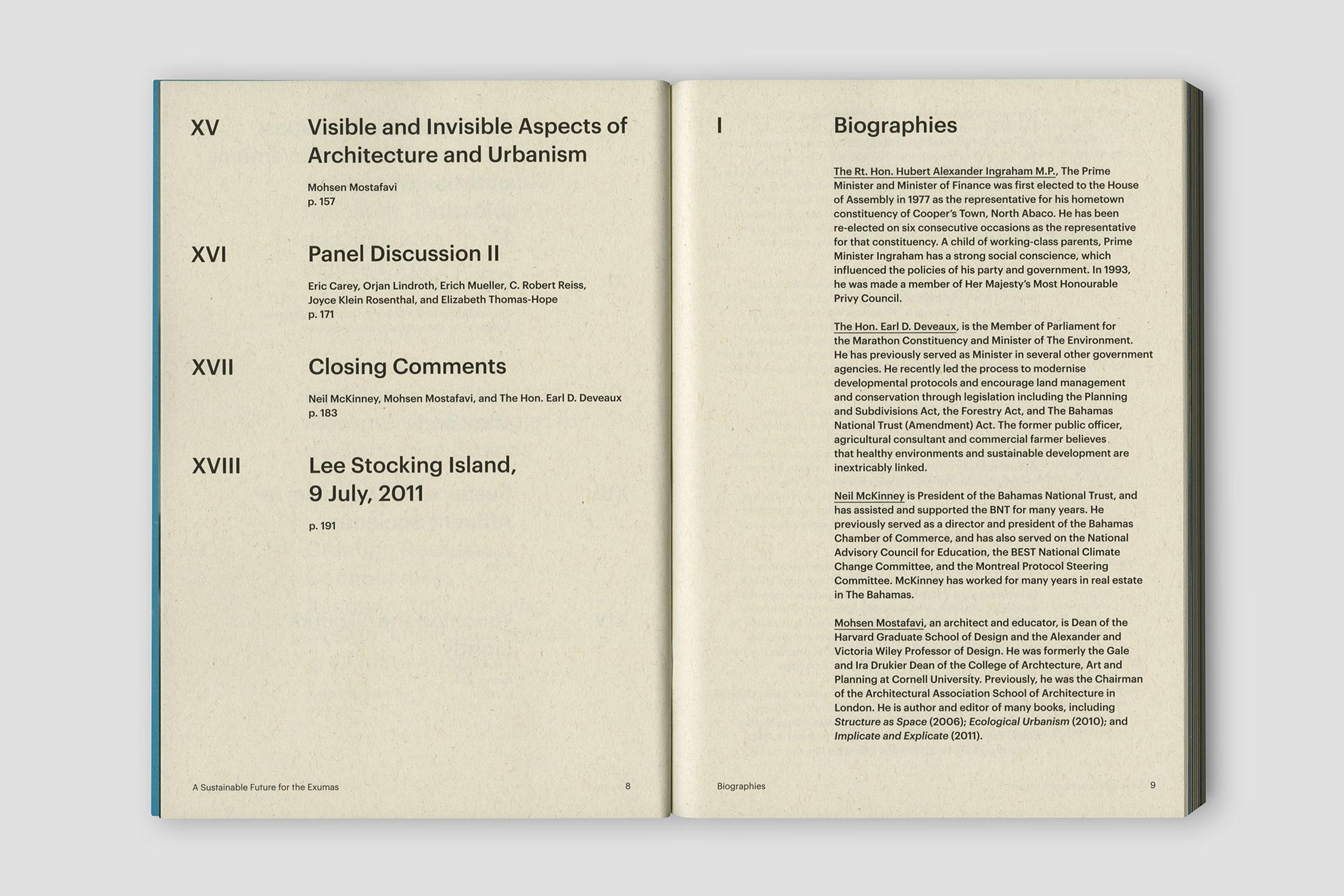 Exuma Conference Report